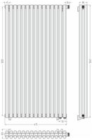 Товар: Отопительный радиатор Сунержа Эстет-11 EU50 1200х675 15 секций Сатин арт-071-0312-1215 - фото 4 Отопительный радиатор Сунержа Эстет-11 EU50 1200х675 15 секций Сатин арт-071-0312-1215 — фото 4, Радиаторы отопления