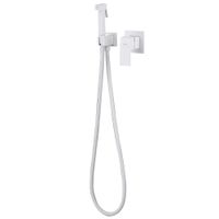 Смеситель ABBER Daheim AF8225W с гигиеническим душем, белый матовый — фото 2, Гигиенические души