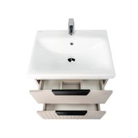 Тумба под раковину VIANT СИЦИЛИЯ 50 подвесная капучино арт-VSIC50MDCAP-T2YP — фото 3, Тумбы под раковину