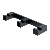 Крючок COLOMBO DESIGN MINI Q тройной цвет графит матовый арт-CD137.GM — фото 3, Крючки для полотенец