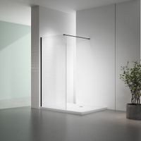 Душевая перегородка Veconi Korato KR-72B, 1000x2000, черный, стекло прозрачное KR72B-100-01-C7 — фото 1, Душевые перегородки