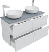 Тумба с раковиной Aquanet Арт 60 цв.белый матовый арт-00323567 — фото 15, Тумбы с раковиной