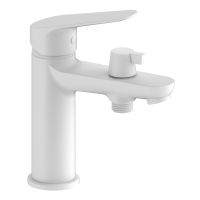 Смеситель на борт ванны ESKO KZ53W, белый — фото 1, Смесители на борт ванны