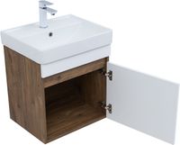 Товар: Тумба с раковиной Aquanet Оптима 50 цв. дуб рустикальный/белый сатин 00345348 - фото 5 Тумба с раковиной Aquanet Оптима 50 цв. дуб рустикальный/белый сатин 00345348 — фото 5, Тумбы с раковиной