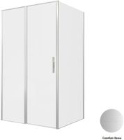 Душевой уголок Allen Brau Priority 120x100 3.31008.BA + 3.31020.BA серебро браш 3.31008.BA + 3.31020.BA — фото 6, Прямоугольные душевые уголки