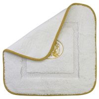 Коврик д/ванной комнаты 60х60 см., вышивка логотип MIGLIORE, белый, окантовка золото арт-31927 — фото 5, Коврики для ванной комнаты