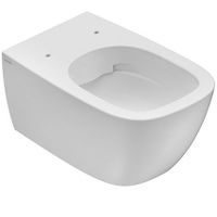 Унитаз GLOBO GENESIS подвесной безободковый цвет белый GNS03BI — фото 1, Подвесные унитазы