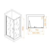 Душевой уголок RGW PA-142B (PA-21B+Z-050-5B) 900x700 060814297-14 — фото 6, Душевые уголки