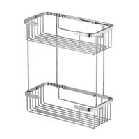 Полка двойная Timo Saona хром арт-13083/00 — фото 5, Полки для ванной и душа