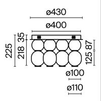 Потолочный светильник Maytoni MOD273CL-L60CH3K — фото 5, Подвесные светильники