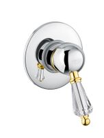 Смеситель для душа Fiore IMPERIAL- SKY (SWAROVSKI®) , хром/золото арт-82CO5130 — фото 1, Смеситель для душа