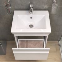 Тумба под раковину VIGO Holly 50 подвесная белый (038) — фото 4, Тумбы под раковину