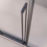 Товар: Душевая дверь раздвижная Premium Prato 300 GR-L, 1500х2000, графит брашированный, стекло прозрачное PR3/L-150-01-GR-C4 - фото 2 Душевая дверь раздвижная Premium Prato 300 GR-L, 1500х2000, графит брашированный, стекло прозрачное PR3/L-150-01-GR-C4 — фото 2, Раздвижные душевые двери