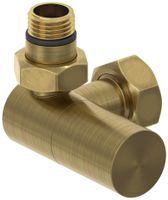 Вентиль Вентиль Сунержа 3D левый цилиндр (G 1/2" НР х G 3/4" НГ) Состаренная латунь арт-051-1402-1234 — фото 3, Комплектующие для полотенцесушителей