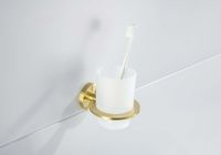 Товар: AQ4204BG ОБЕРОН стакан с держателем, шлиф. золото - фото 3 AQ4204BG ОБЕРОН стакан с держателем, шлиф. золото — фото 3, Стаканы для зубных щеток