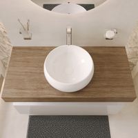 BOND Smart Смеситель однорычажный высокий без донного клапана для накладной раковины арт-B63-2700 — фото 15, Смесители для раковины