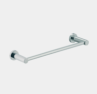 Полотенцедержатель, Fima Carlo Frattini, Accessori, одинарный, ширина, мм-400, глубина, мм-84, высота, мм-40, тип установки-настенный, цвет-брашированное золото арт-F6000/40OS — фото 1, Полотенцедержатели