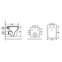 Товар: Унитаз подвесной Azario PRO 340х490х350 безободковый, в комплекте с быстросъемным сидением микролифт (PRO-002) арт-PRO-0002 - фото 11 Унитаз подвесной Azario PRO 340х490х350 безободковый, в комплекте с быстросъемным сидением микролифт (PRO-002) арт-PRO-0002 — фото 11, Подвесные унитазы