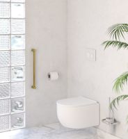 Поручень прямой Поручень Сунержа прямой d 28 мм / L 500 Золото арт-03-3012-0500 — фото 1, Поручни для ванной