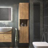 Товар: Шкаф-пенал VIGO Wing 35 подвесной дуб золотой (pp.WIN.35 дуб золотой) - фото 2 Шкаф-пенал VIGO Wing 35 подвесной дуб золотой (pp.WIN.35 дуб золотой) — фото 2, Шкафы для ванной