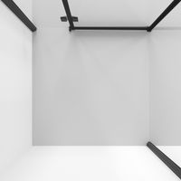 Душевое ограждение Niagara Nova NG-6832-34ВLACK (100х100х195) квадрат,черный матовый,двери распашные,стекло прозрачное,1 место NG-6832-34BLACK — фото 6, Квадратные душевые уголки