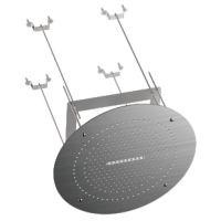 Верхний душ потолочный Raglo , графит арт-R452.04.09 — фото 1, Верхние души