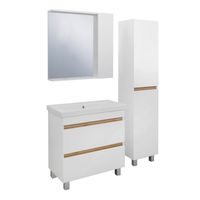 Зеркальный шкаф SYDNEY 80 /универсальный/ AQUA DE MARCO 1080WCSYD/U — фото 7, Зеркальные шкафы в ванную