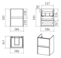 Товар: Тумба под раковину арт-Э-Али01040-011П2Я - фото 4 Тумба под раковину арт-Э-Али01040-011П2Я — фото 4, Тумбы под раковину