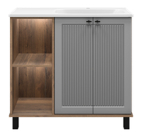 Тумба под раковину арт-LUM-06090-0842ЯP — фото 1, Тумбы под раковину