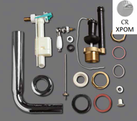 Механизм слива SIMAS с латунной трубой для среднего бачка с фронтальной ручкой смыва D23CR — фото 1, Комплектующие для туалета