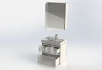 Мебель для ванной Aquanet Бруклин 60 белый арт-00207803 — фото 8, Комплекты мебели для ванной