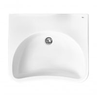 ACCESS раковина для людей с ограниченными возможностями 64х55, без отверстия под смеситель, белый арт-ZRU9307660 — фото 3, Раковины подвесные