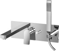 Смеситель для ванны с душем Paffoni Tilt (с внутренней частью) арт-TI001CR — фото 1, Смеситель для ванны