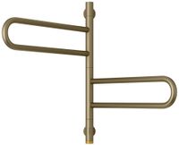 Полотенцесушитель электрический Сунержа Парео 4.0-2С 567х535 Золотой шёлк арт-32-0823-0567 — фото 4, Электрические полотенцесушители