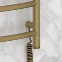 Полотенцесушитель электрический Сунержа Галант 4.0 1000х500 МЭМ правый Золотой шёлк арт-32-0831-1050 — фото 2, Электрические полотенцесушители