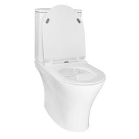 Товар: Унитаз-компакт Azario Verde 650х380х790 напольный, безободковый, с быстросъемным сиденьем микролифт арт-AZ-8220 - фото 2 Унитаз-компакт Azario Verde 650х380х790 напольный, безободковый, с быстросъемным сиденьем микролифт арт-AZ-8220 — фото 2, Напольные унитазы