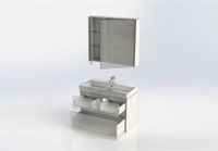 Мебель для ванной Aquanet Бруклин 85 белый арт-00207801 — фото 13, Комплекты мебели для ванной