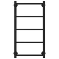 Полотенцесушитель водяной Стилье Версия-КН 800х400 (5) П 20х20 Чёрный арт-17640-8040 — фото 1, Водяные полотенцесушители