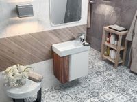 Товар: Раковина SANTEK Эрис 46 мебельная белый арт-WH301972 - фото 8 Раковина SANTEK Эрис 46 мебельная белый арт-WH301972 — фото 8, Раковины подвесные