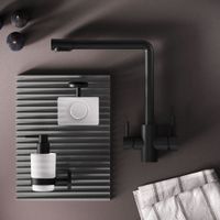 F85B05722 X-Joy S, смеситель для кухни с L-изливом с каналом для питьевой воды, черный — фото 4, Смесители для кухни