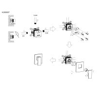 Savona Встраиваемый смеситель в комплекте с внутр. частью, черный матовый арт-AQM8807MB — фото 2, Смеситель для душа