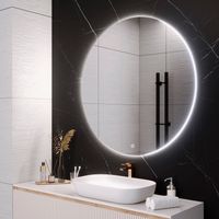 Зеркало с LED-подсветкой MILAN (120) круглое /AQUA DE MARCO MIL120 — фото 4, Зеркала в ванную комнату