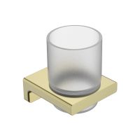 Товар: Tivoli Стакан для зубных щеток, латунь/матовое стекло, золото шлифованное арт-AQM7311BG - фото 1 Tivoli Стакан для зубных щеток, латунь/матовое стекло, золото шлифованное арт-AQM7311BG — фото 1, Стаканы для зубных щеток