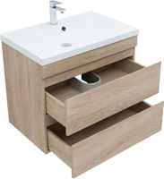 Тумба с раковиной Aquanet Нота new 75 цв.дуб светлый арт-00335881 — фото 6, Тумбы с раковиной