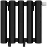 Отопительный радиатор Сунержа Кумир-0 EU50 правый 300х330 5 секций Матовый чёрный арт-31-0351-3005 — фото 6, Радиаторы отопления