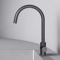 Товар: X-Joy S, смеситель для кухни с С-изливом с каналом для питьевой воды, черный арт-F85B07722 - фото 5 X-Joy S, смеситель для кухни с С-изливом с каналом для питьевой воды, черный арт-F85B07722 — фото 5, Смесители для кухни