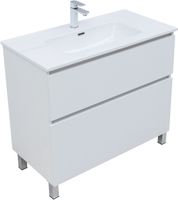 Товар: Тумба под раковину Aquanet Вега 90 напольная, белый глянец 00344124 - фото 8 Тумба под раковину Aquanet Вега 90 напольная, белый глянец 00344124 — фото 8, Тумбы под раковину