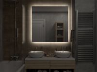 Зеркало арт-НЕМ-02-100/100-14 — фото 3, Зеркала в ванную комнату