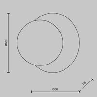 Настенный светильник (бра) Maytoni MOD331WL-L3BS3K — фото 6, Бра