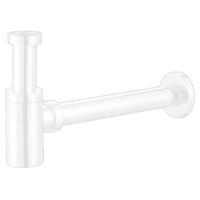 Сифон для раковины AZARIO G 1 1/4, без выпуска, цилиндр, латунь, белый арт-AZ-108-WHI — фото 4, Сифоны для раковины